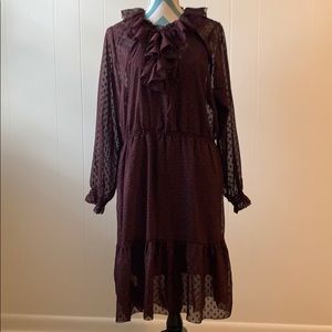 H&M Maroon Dress with slip